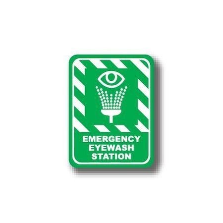 Ergomat 50in x 32in RECTANGLE SIGNS - Emergency Eyewash Station DSV-SIGN 1600 #2240 -UEN